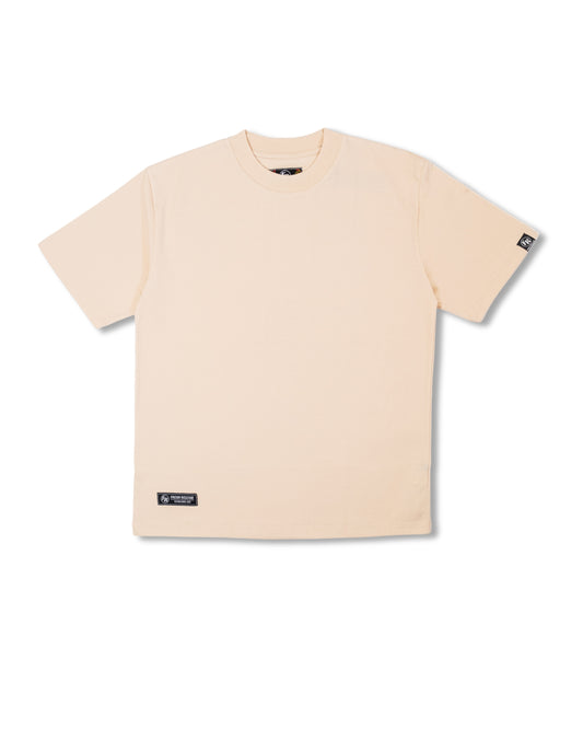 Premium Crew Neck Tee - Cream