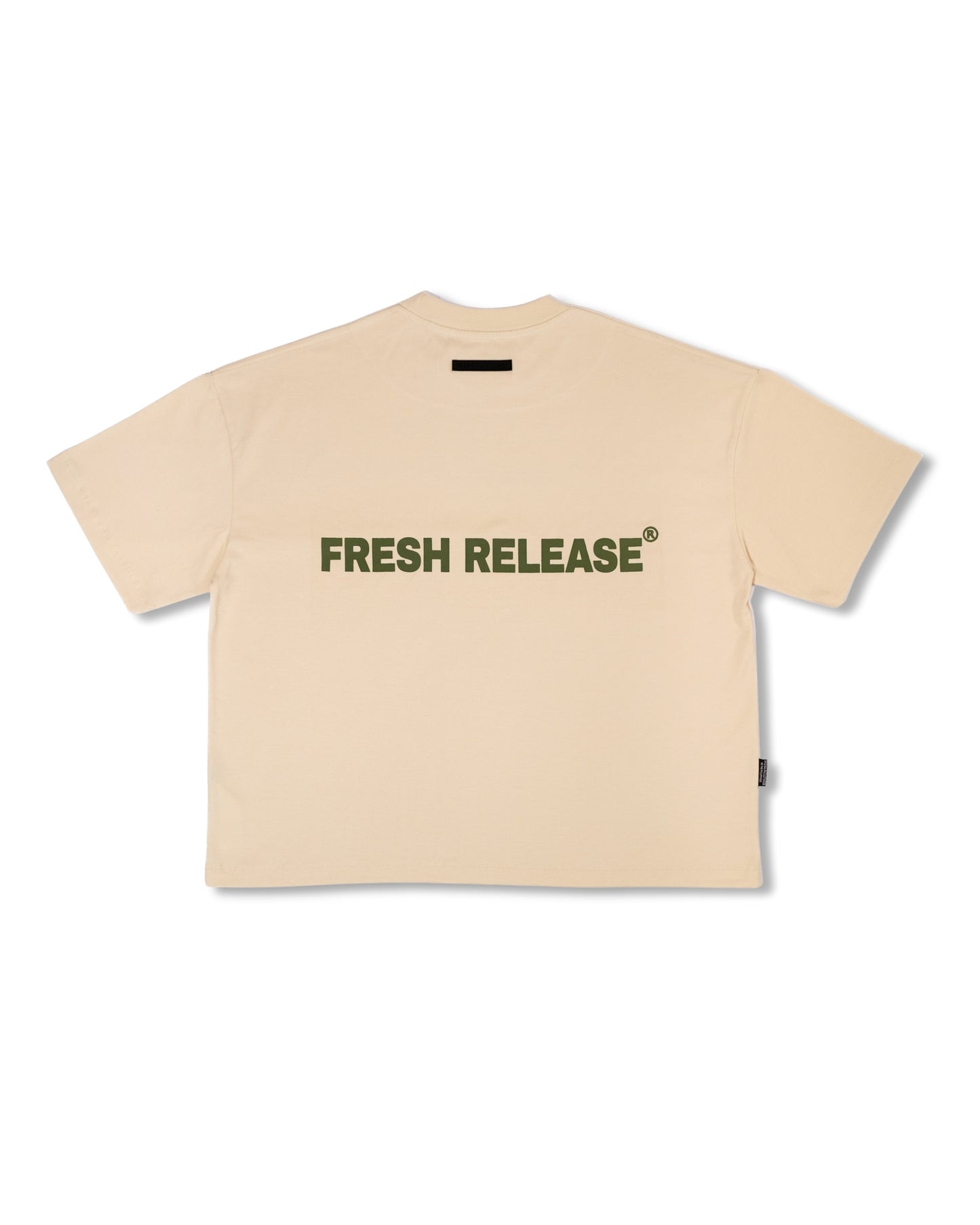Bloc Logo Tee - Cream Matcha