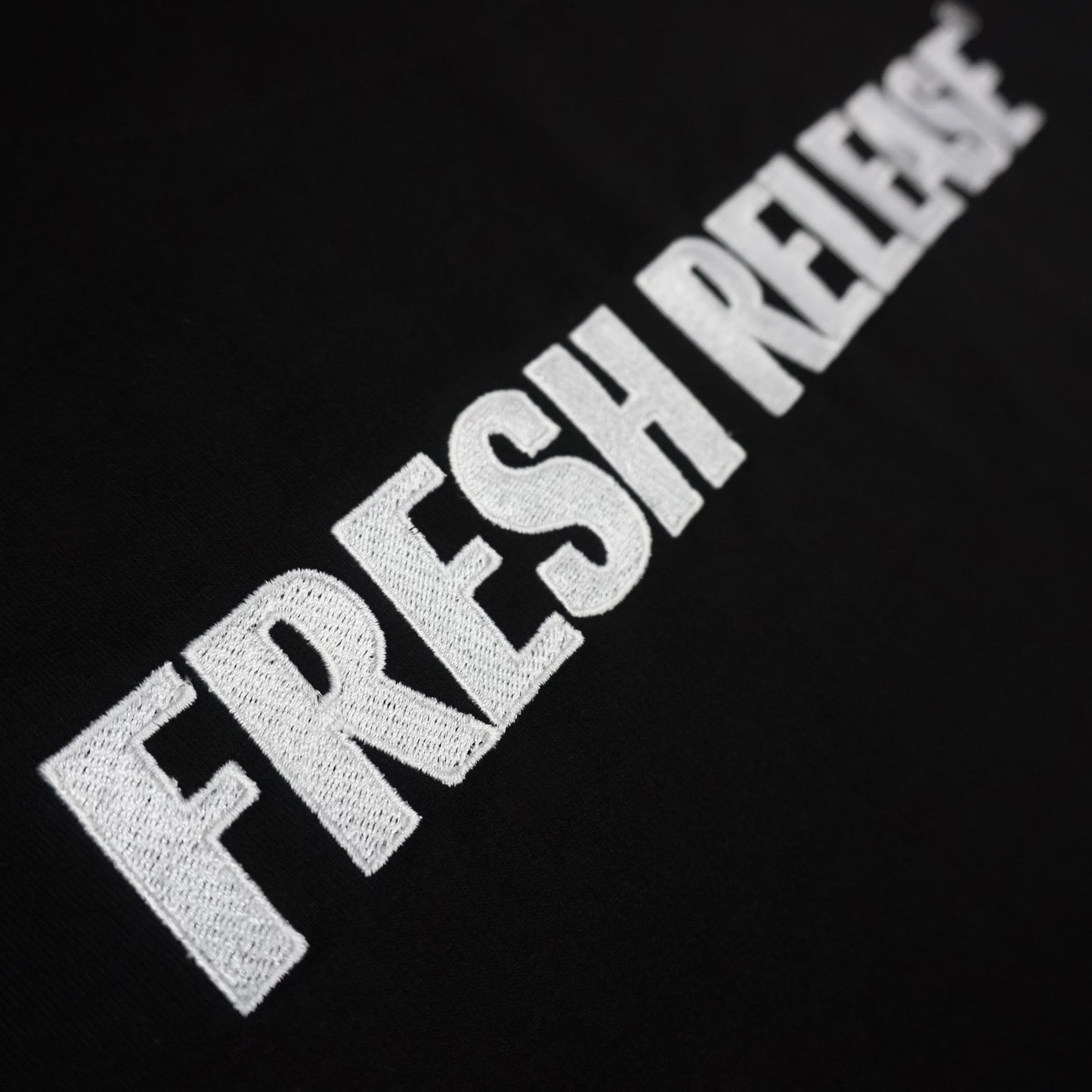 Raw Hem Tank Top in French Terry - Black