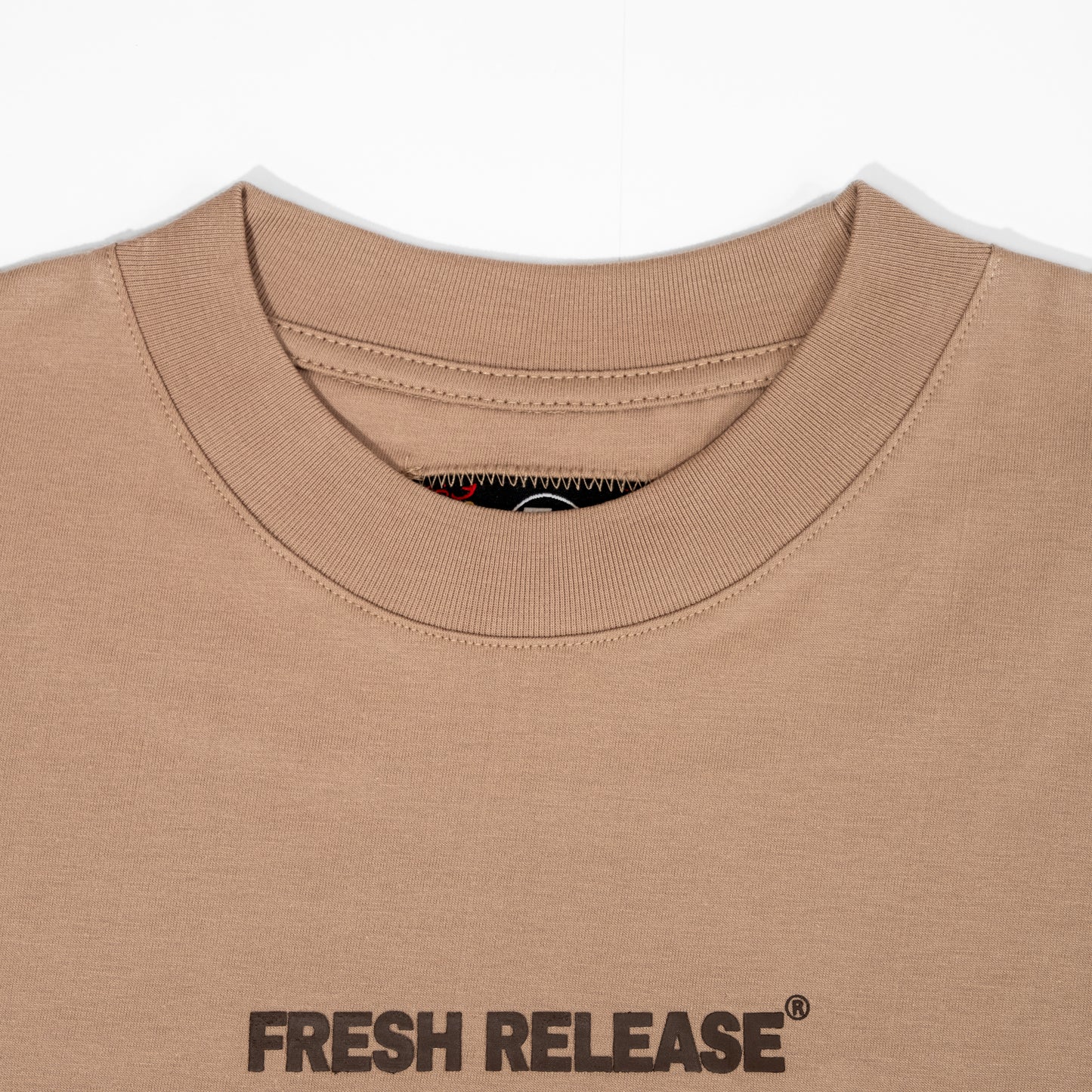 Bloc Logo Tee - Beige