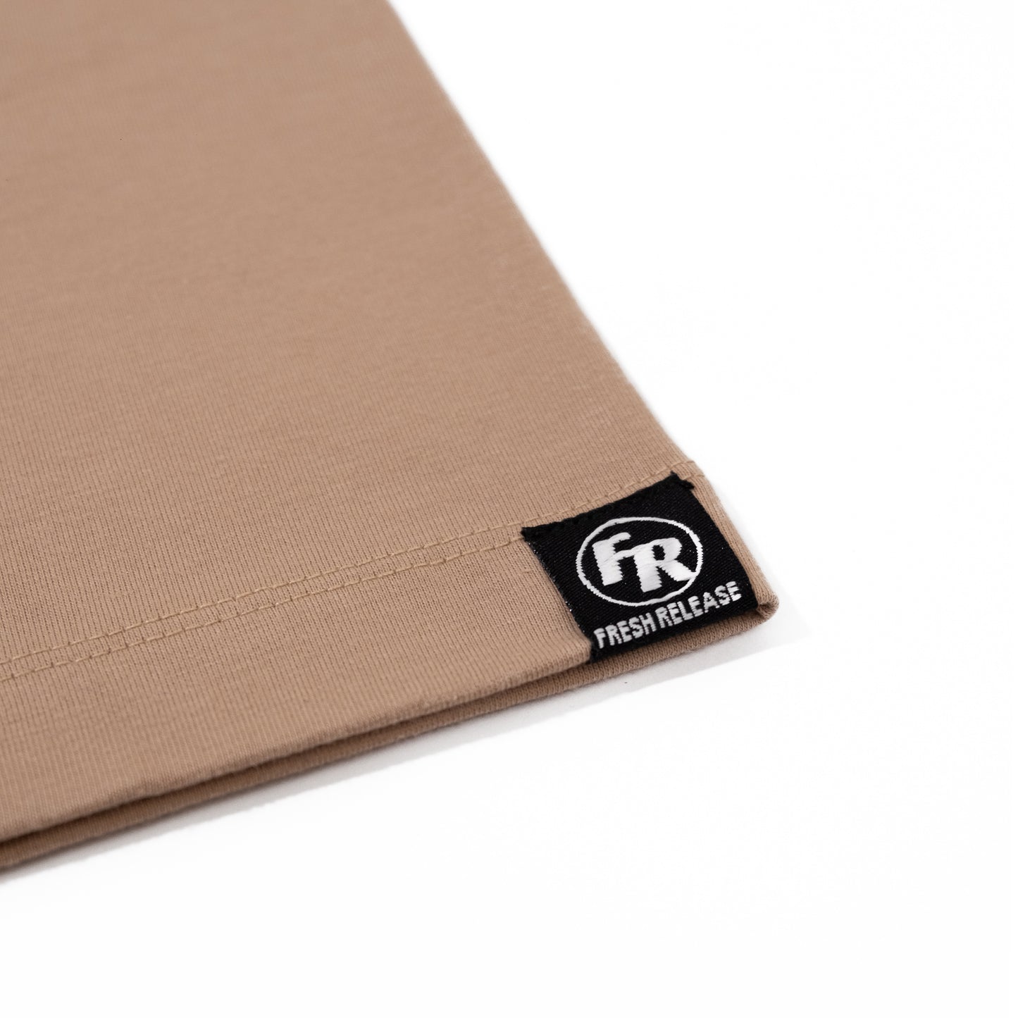 Premium Crew Neck Tee - Beige