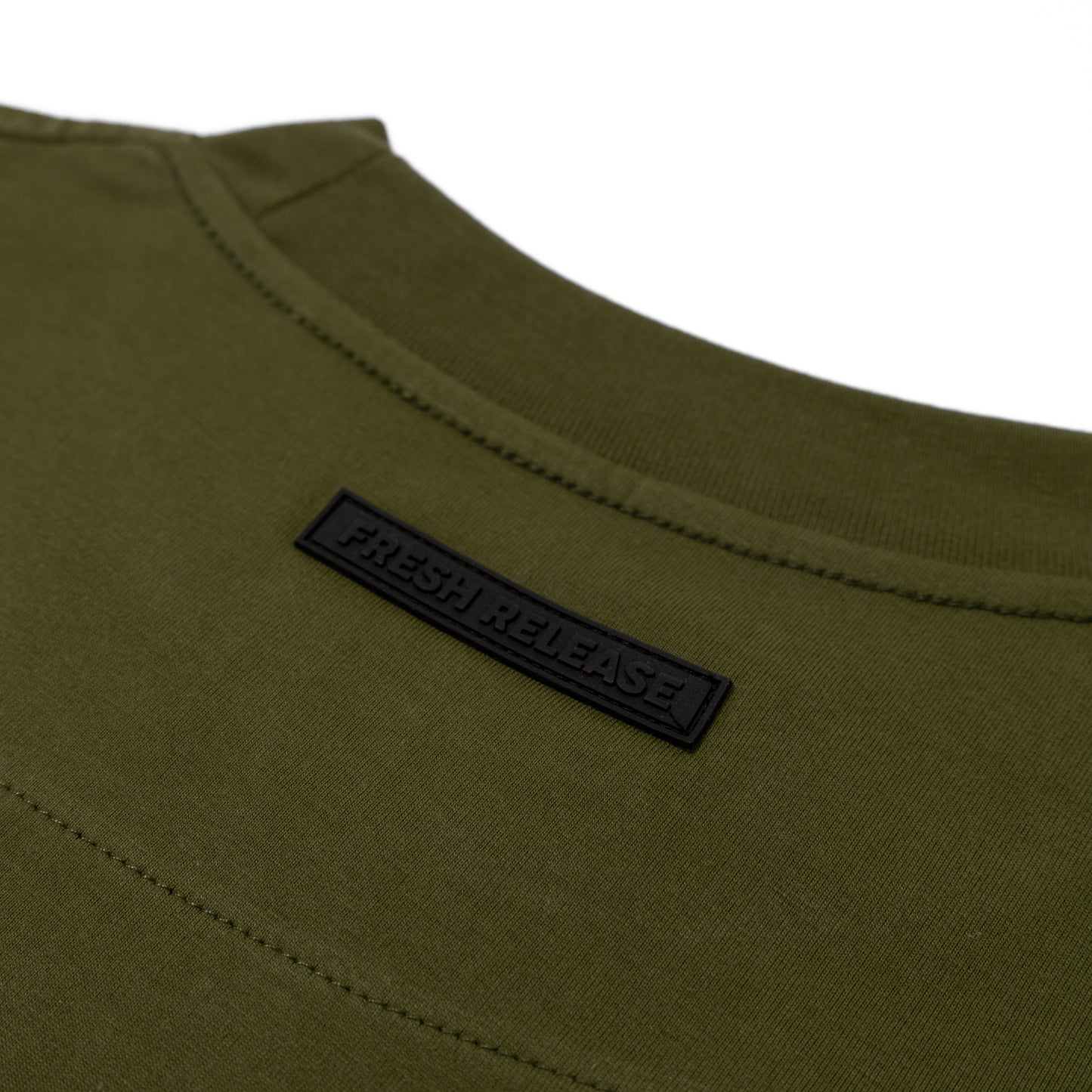 Premium Crew Neck Tee - Army Green