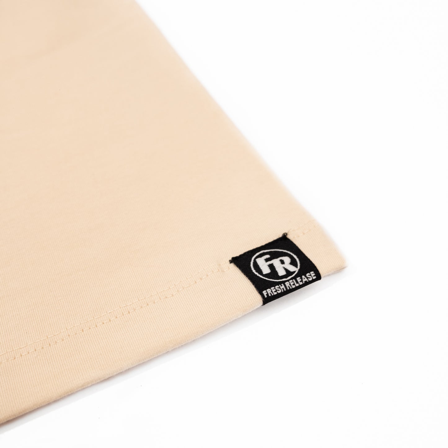 Premium Crew Neck Tee - Cream