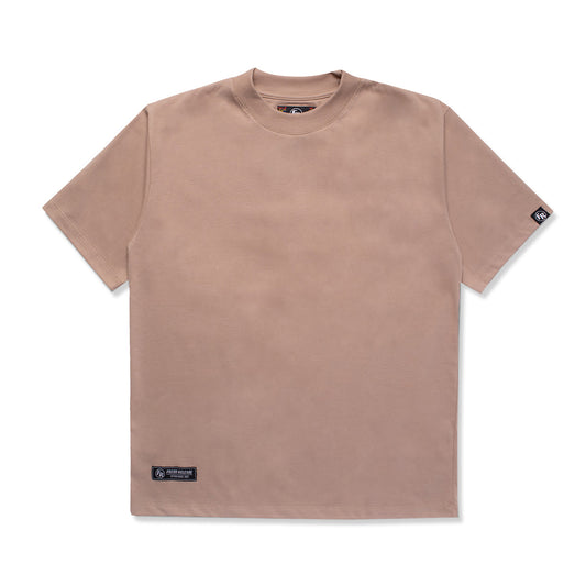 Basic Crew Neck Tee - Beige