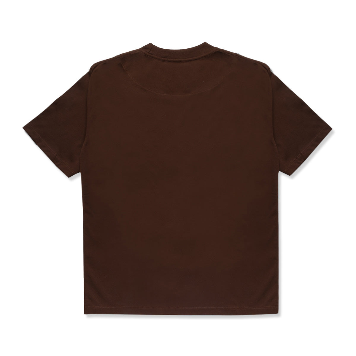 Basic Crew Neck Tee - Choco Brown