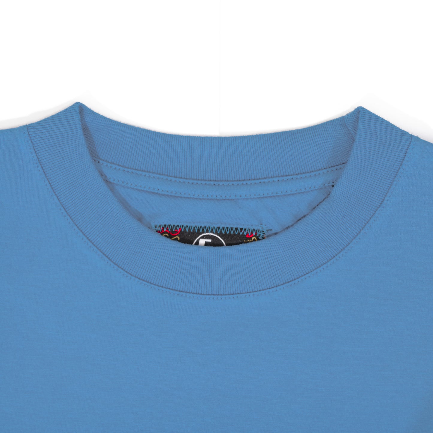 Premium Crew Neck Tee - Lichen Blue