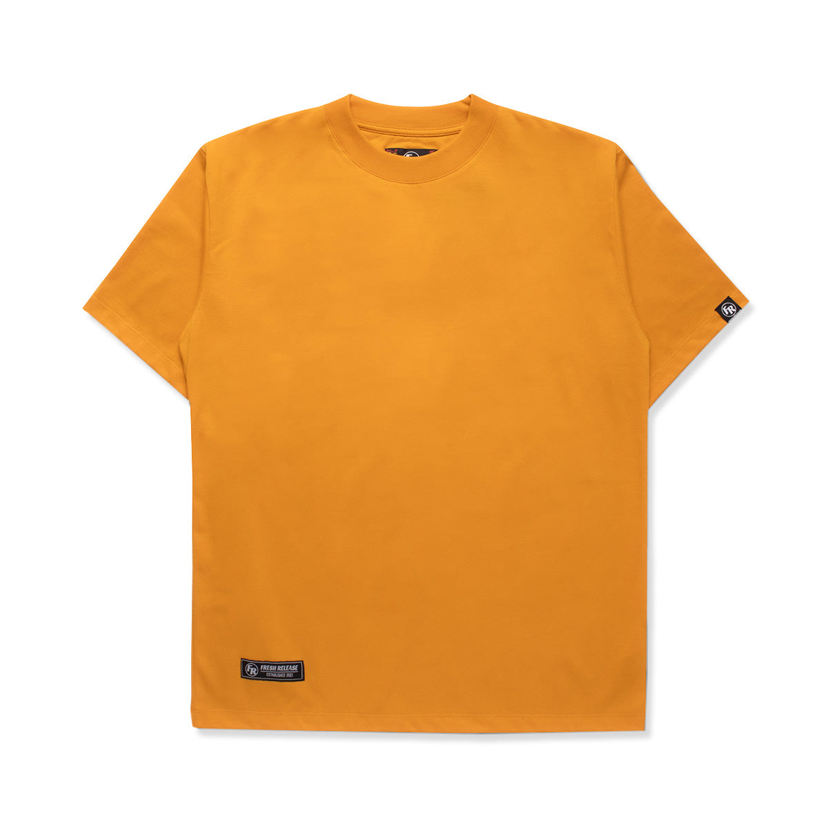 Basic Crew Neck Tee - Mustard