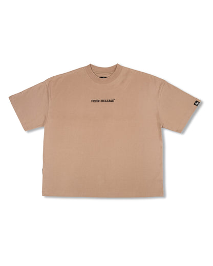 Bloc Logo Tee - Beige