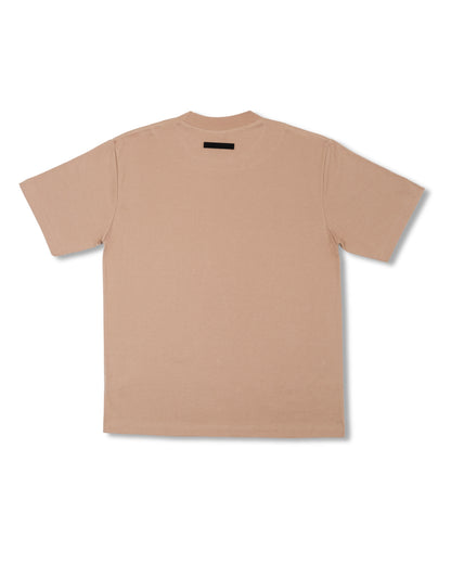 Premium Crew Neck Tee - Beige