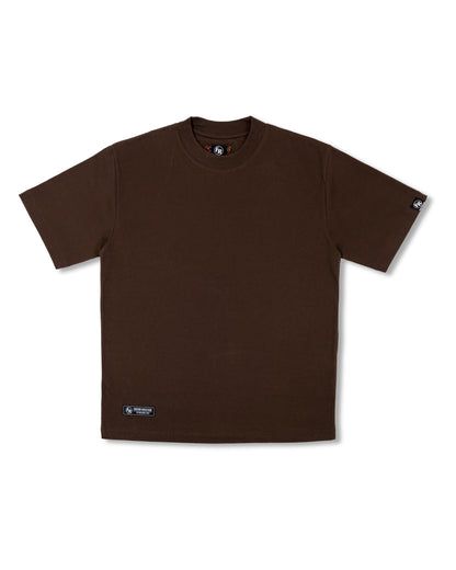 Premium Crew Neck Tee - Choco Brown