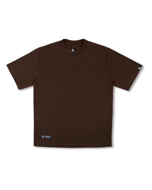 Premium Crew Neck Tee - Choco Brown
