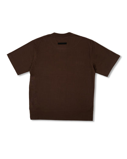 Premium Crew Neck Tee - Choco Brown