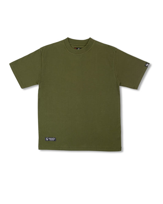 Premium Crew Neck Tee - Army Green