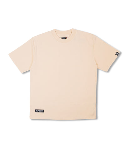 Premium Crew Neck Tee - Cream