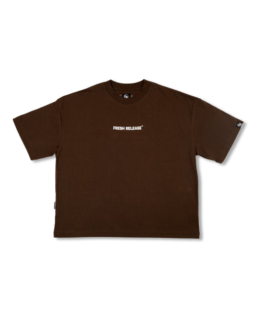 Bloc Logo Tee - Choco Brown
