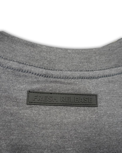 Premium Crew Neck Tee - Acid Black