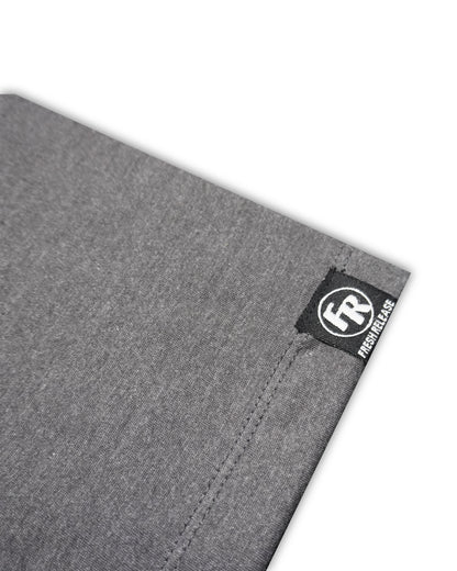 Premium Crew Neck Tee - Acid Black