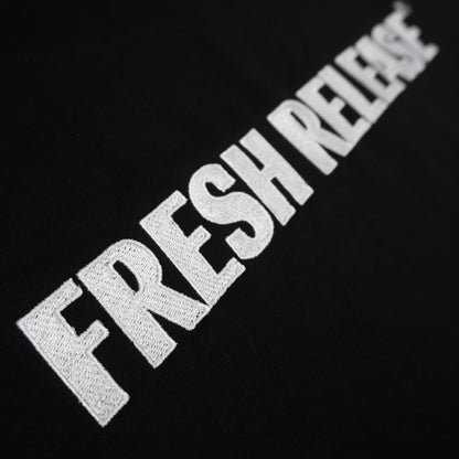 Raw Hem Tank Top in French Terry - Black