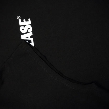 Raw Hem Tank Top in French Terry - Black