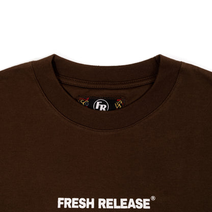 Bloc Logo Tee - Choco Brown