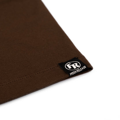 Bloc Logo Tee - Choco Brown