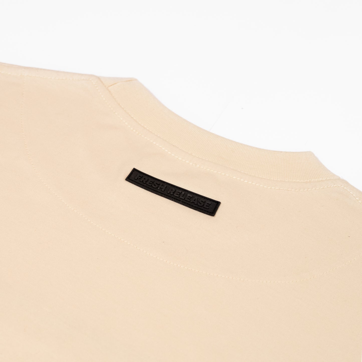 Bloc Logo Tee - Cream Matcha