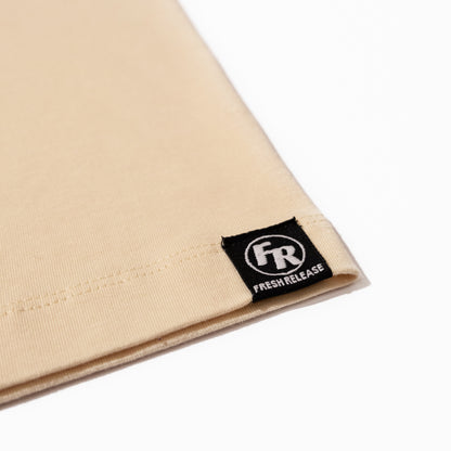 Bloc Logo Tee - Cream Matcha