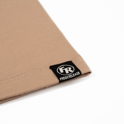 Bloc Logo Tee - Beige