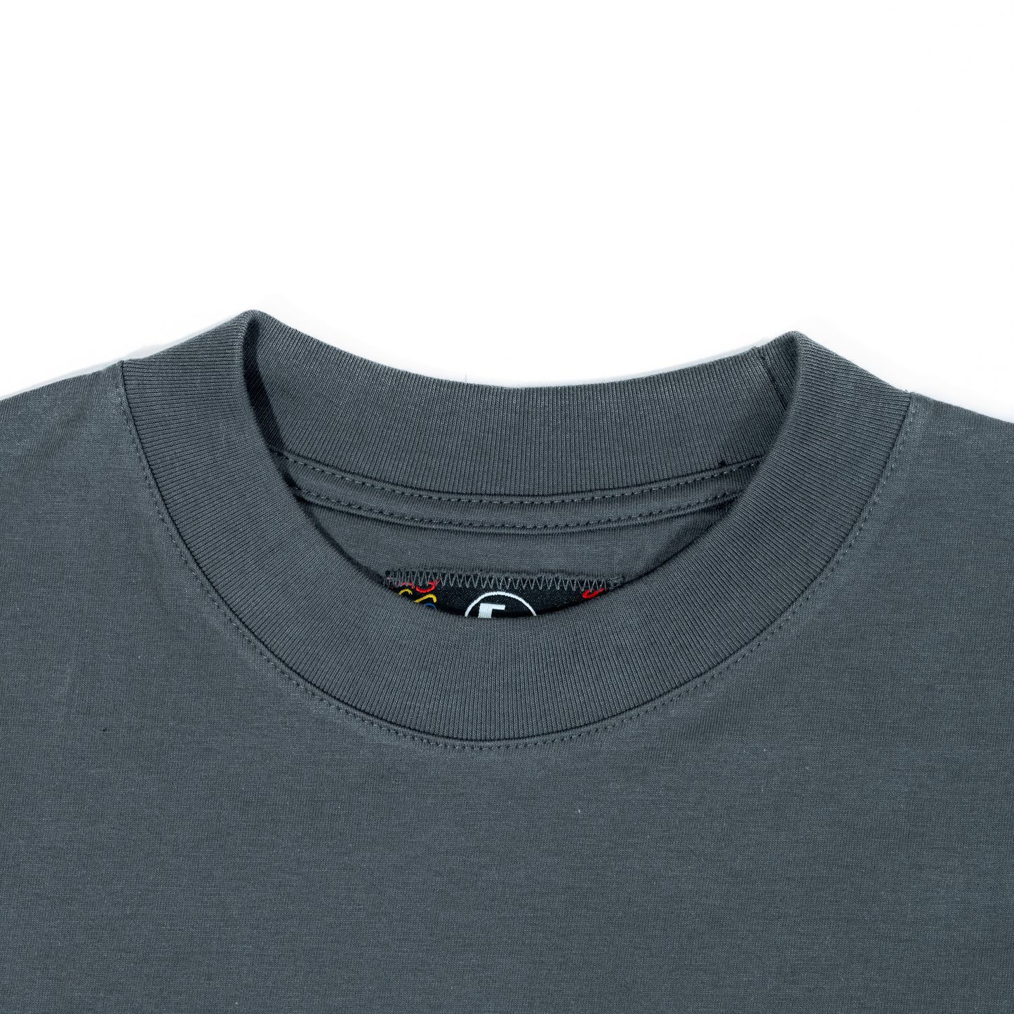 Premium Crew Neck Tee - Medium Gray