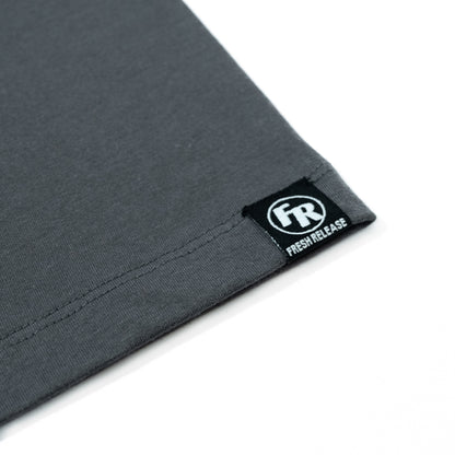 Premium Crew Neck Tee - Medium Gray