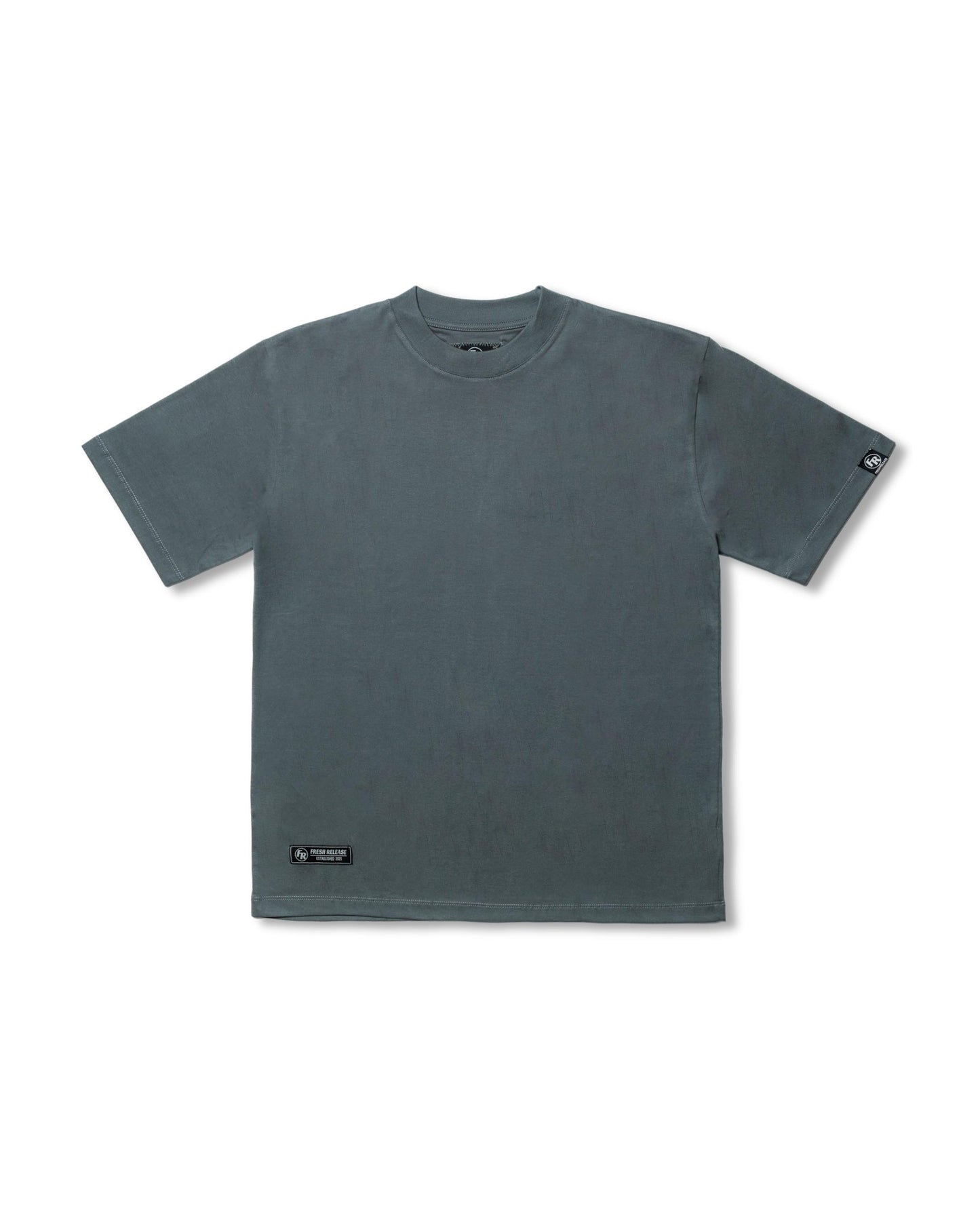 Premium Crew Neck Tee - Medium Gray
