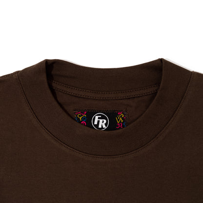 Premium Crew Neck Tee - Choco Brown