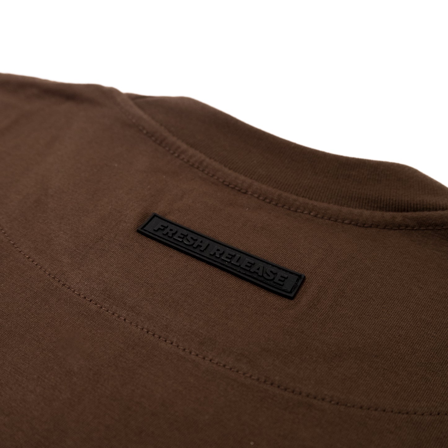 Premium Crew Neck Tee - Choco Brown