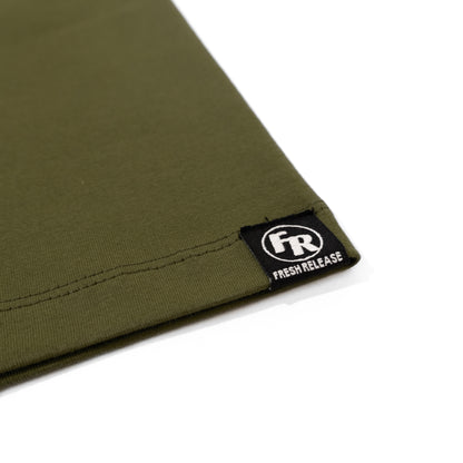 Premium Crew Neck Tee - Army Green