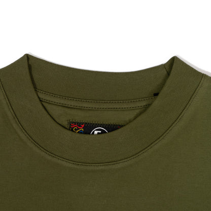 Premium Crew Neck Tee - Army Green