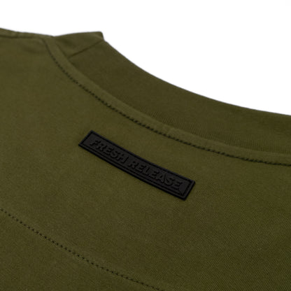 Premium Crew Neck Tee - Army Green