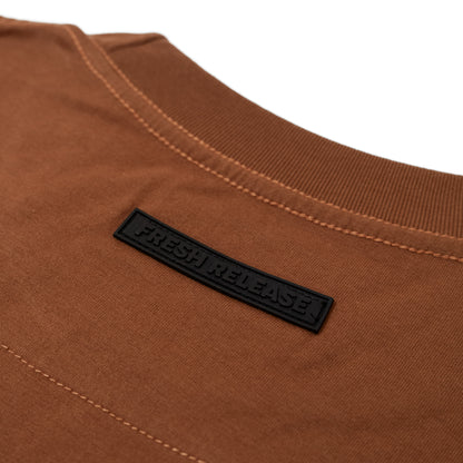 Premium Crew Neck Tee - Peanut