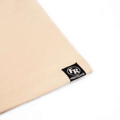 Premium Crew Neck Tee - Cream
