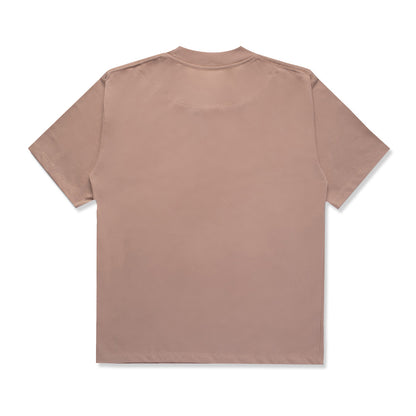 Basic Crew Neck Tee - Beige