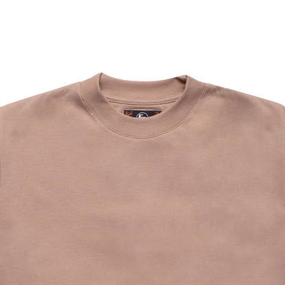 Basic Crew Neck Tee - Beige