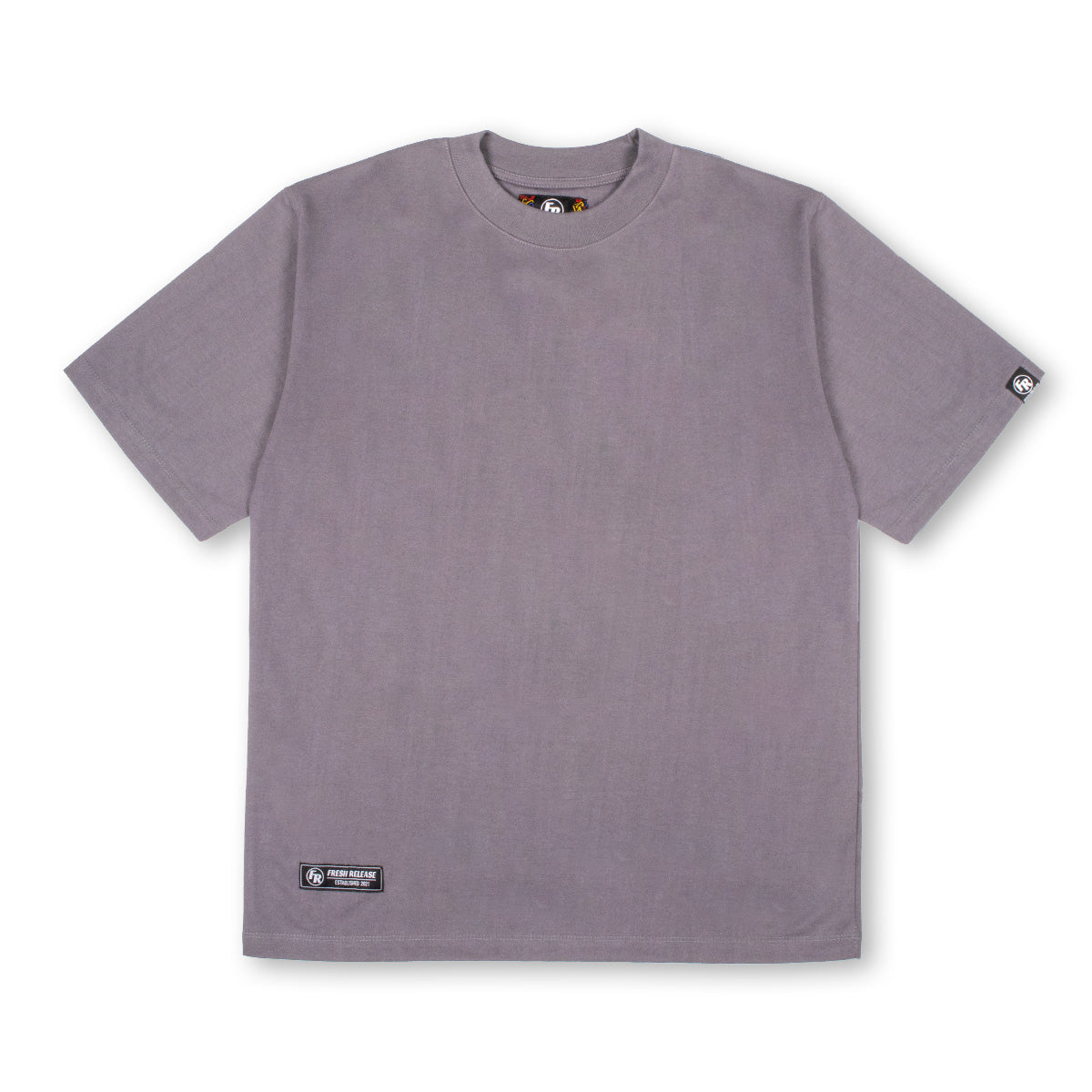 Basic Crew Neck Tee - Coin Gray