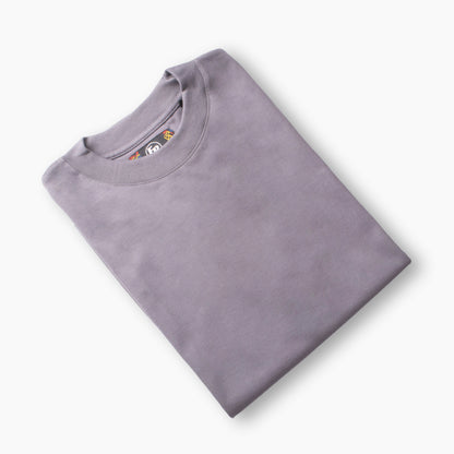 Basic Crew Neck Tee - Coin Gray