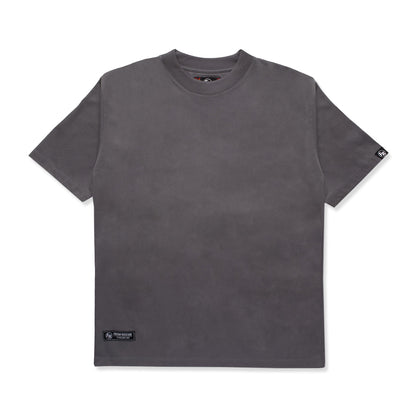 Basic Crew Neck Tee - Medium Gray