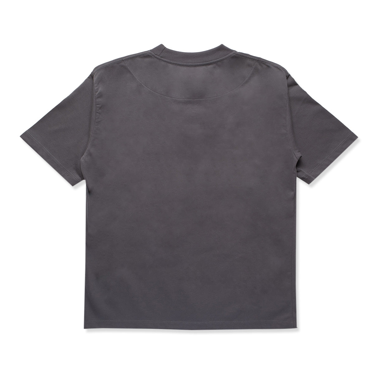 Basic Crew Neck Tee - Medium Gray