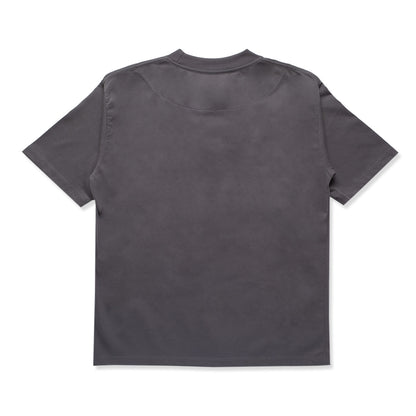 Basic Crew Neck Tee - Medium Gray