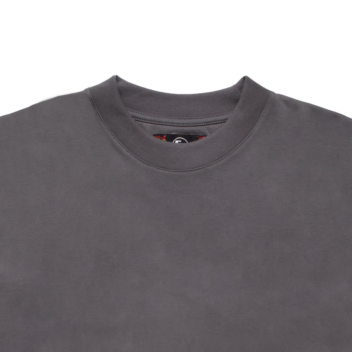 Basic Crew Neck Tee - Medium Gray
