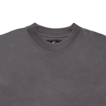 Basic Crew Neck Tee - Medium Gray