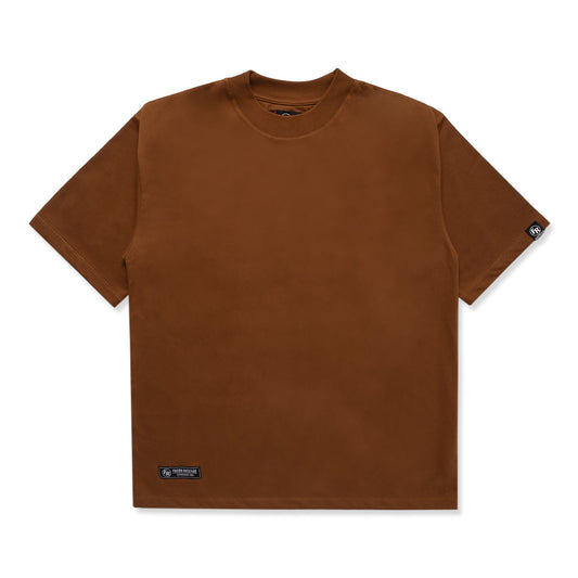 Basic Crew Neck Tee - Peanut