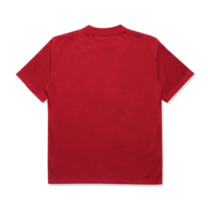 Basic Crew Neck Tee - Red
